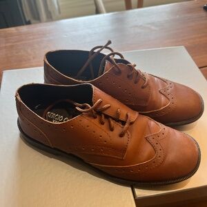 Lightly used boys leather dress shoes
